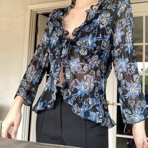 Paisley Y2k blouse